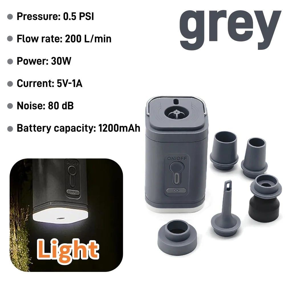 Portable Mini Air Pump – Fast Inflator for Pool Floats & Kayaks