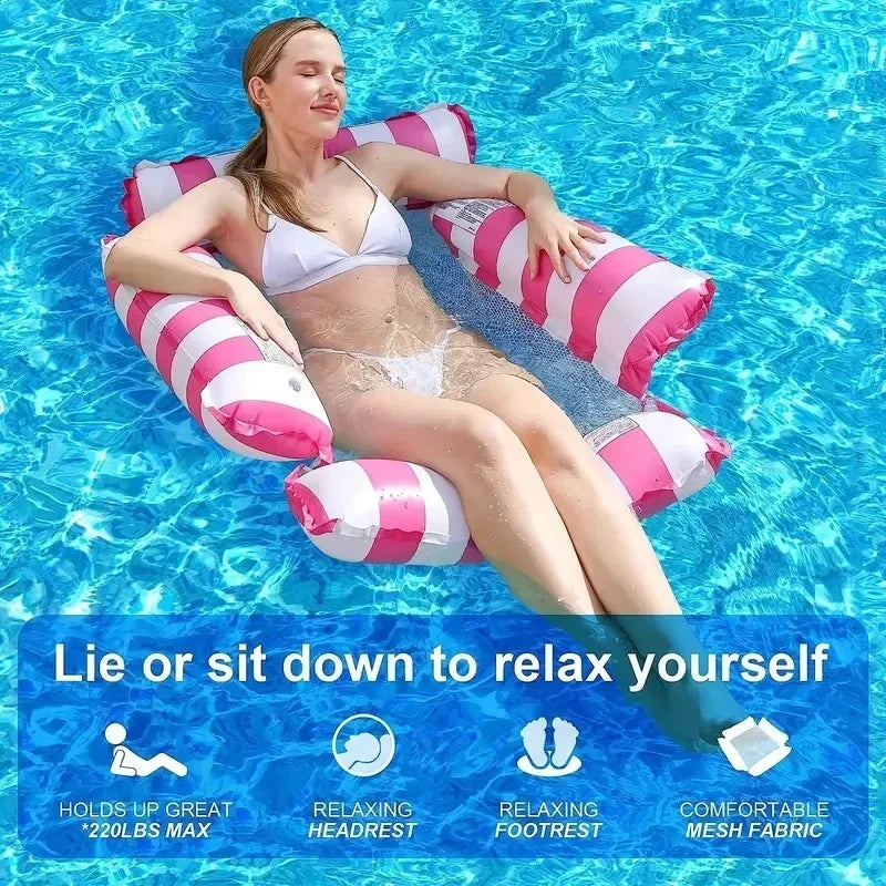 Inflatable Pool Float Hammock – Relax Anywhere